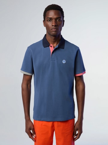 North Sails Poloshirt blauw