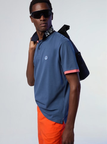 North Sails Poloshirt in Blau