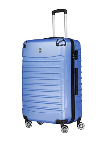 Canadian Peak 5tlg. Hardcase-Trolleyset "Shockeak" in Blau
