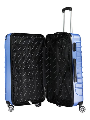 Canadian Peak 5-delige hardcase-trolleyset "Shockeak" blauw