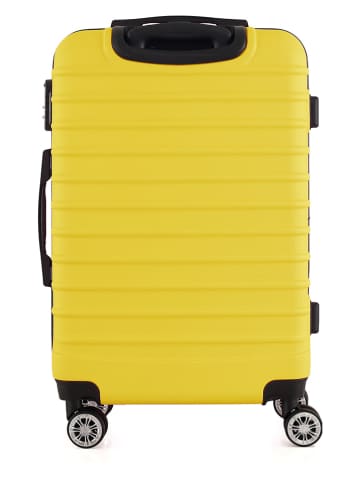 Canadian Peak 5tlg. Hardcase-Trolleyset "Shokeak" in Gelb