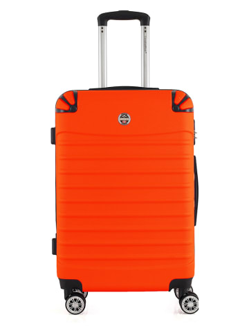 Canadian Peak 5tlg. Hardcase-Trolleyset "Shokeak" in Orange