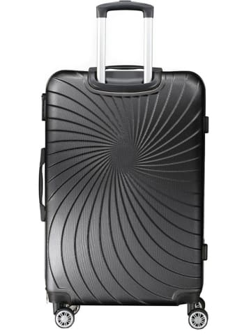 Canadian Peak 5tlg. Hardcase-Trolleyset "Sunlighteak" in Schwarz
