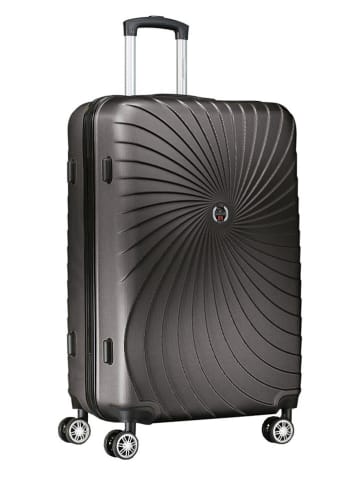 Canadian Peak 5tlg. Hardcase-Trolleyset "Sunlighteak" in Anthrazit