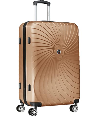 Canadian Peak 5-delige hardcase-trolleyset "Sunlighteak" lichtbruin