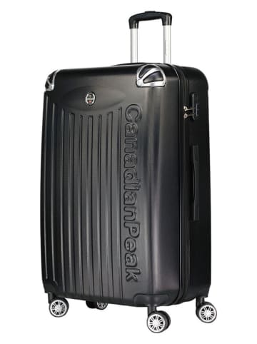 Canadian Peak 3tlg. Hardcase-Trolleyset "Softlesseak" in Schwarz