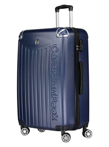 Canadian Peak 3tlg. Hardcase-Trolleyset "Softlesseak" in Dunkelblau