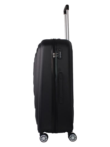 Canadian Peak 3-delige hardcase-trolleyset "Sacramentoeak" zwart