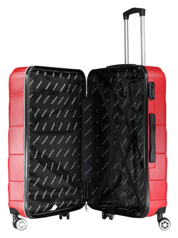 Canadian Peak 3tlg. Hardcase-Trolleyset "Salamanqueak" in Rot