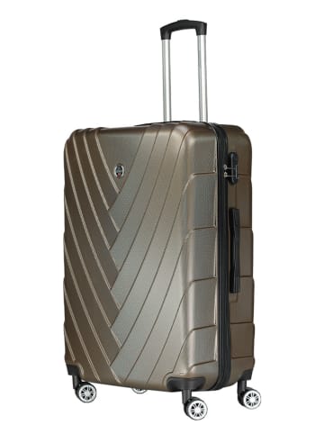 Canadian Peak 3tlg. Hardcase-Trolleyset "Salamanqueak" in Braun