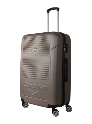 Canadian Peak 3-delige hardcase-trolleyset "Santiegoeak" kaki