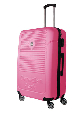 Canadian Peak 3tlg. Hardcase-Trolleyset "Santiagoeak" in Rosa