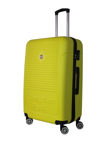 Canadian Peak 3tlg. Hardcase-Trolleyset "Santiegoeak" in Gelb
