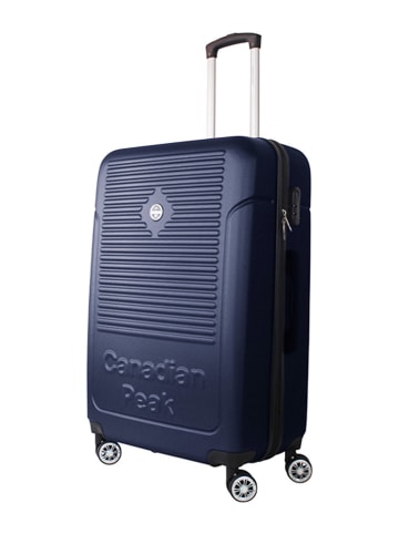 Canadian Peak 3tlg. Hardcase-Trolleyset "Santiegoeak" in Dunkelblau