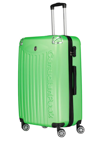 Canadian Peak 3tlg. Hardcase-Trolleyset "Softlesseak" in Grün