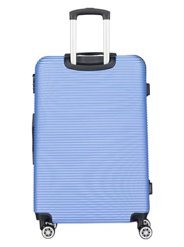 Canadian Peak 3-delige hardcase-trolleyset "Solomuneak" blauw