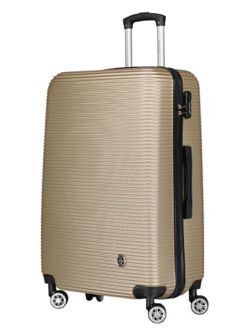 Canadian Peak 3-delige hardcase-trolleyset "Solomuneak" goudkleurig