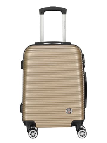 Canadian Peak 3-delige hardcase-trolleyset "Solomuneak" goudkleurig