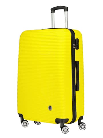 Canadian Peak 3-delige hardcase-trolleyset "Solomuneak" geel