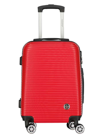 Canadian Peak 3tlg. Hardcase-Trolleyset "Solomuneak" in Rot