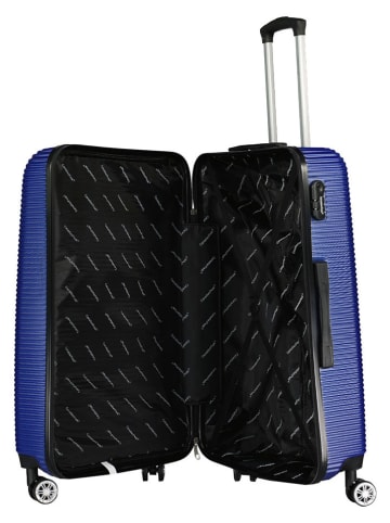 Canadian Peak 3tlg. Hardcase-Trolleyset "Solomuneak" in Blau