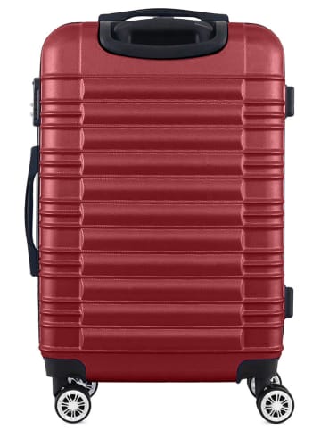 Canadian Peak 3-delige hardcase-trolleyset "Sourcingeak" rood