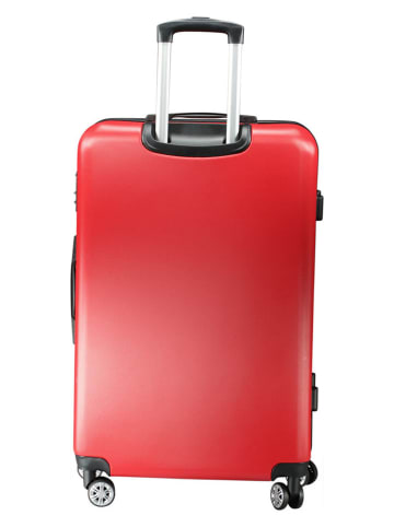 Canadian Peak 3tlg. Hardcase-Trolleyset "Stanislaeak" in Rot