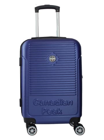 Canadian Peak Hardcase-Trolley "Santiagoeak" in Dunkelblau - (B)34 x (H)53 x (T)21 cm