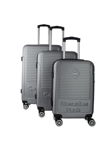 Canadian Peak Walizka "Santiagoeak" w kolorze szarym - 34 x 53 x 21 cm
