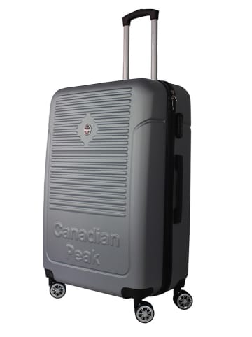 Canadian Peak Hardcase-trolley "Santiagoeak" grijs - (B)34 x (H)53 x (D)21 cm