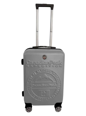Canadian Peak Hardcase-trolley "Stanislaeak" grijs - (B)34 x (H)53 x (D)21 cm