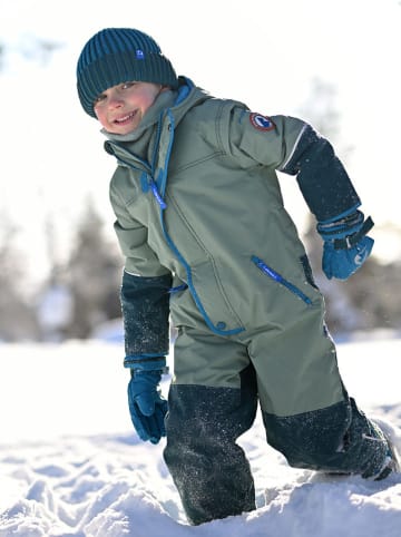 finkid Schneeanzug "Husky Haalari" in Khaki/ Dunkelblau