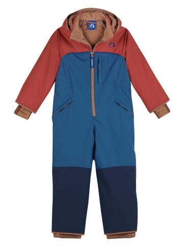 finkid Schneeanzug "Vilkas" in Blau/ Dunkelblau/ Rot