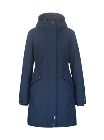 finside 3in1-Parka "Inari" in Dunkelblau/ Blau
