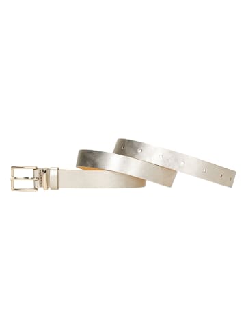 Wojas Skórzany pasek w kolorze złotym