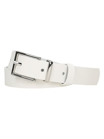 Wojas Leder-Gürtel in Weiß
