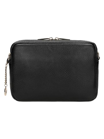Wojas Leder-Umhängetasche in Schwarz - (B)23 x (H)16 x (T)6 cm