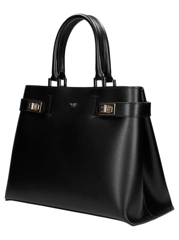Wojas Leder-Henkeltasche in Schwarz - (B)36 x (H)26 x (T)14 cm