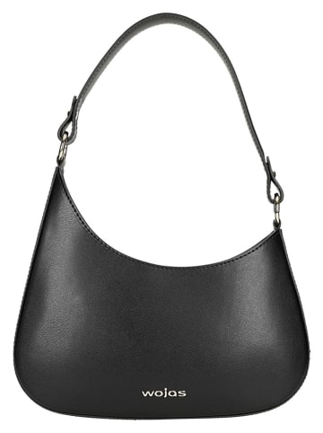 Wojas Skórzana torebka w kolorze czarnym - 27 x 14 x 6 cm