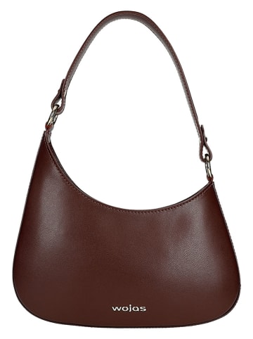 Wojas Skórzana torebka w kolorze bordowym - 27 x 14,5 x 6,5 cm