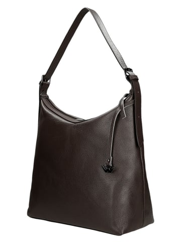 Wojas Skórzany shopper bag w kolorze brązowym - 44 x 30 x 15 cm