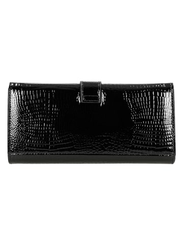 Wojas Skórzany portfel w kolorze czarnym - 19 x 9 x 3 cm