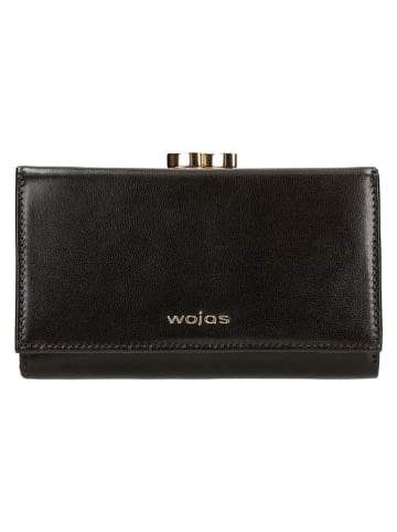 Wojas Skórzany portfel w kolorze brązowym - 14 x 8 x 3 cm