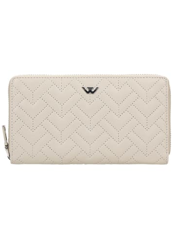 Wojas Leder-Geldbörse in Beige - (B)19 x (H)10 x (T)2,4 cm