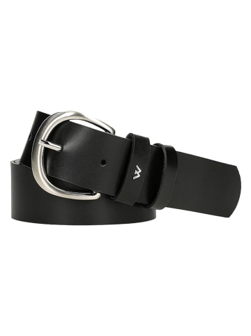 Wojas Skórzany pasek w kolorze czarnym