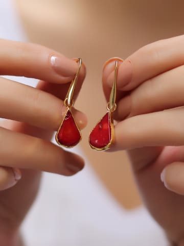 Pierres delicates Vergold. Ohrringe mit Edelsteinen