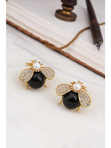 L'Atelier de Gaia Vergold. Ohrstecker mit Edelsteinen