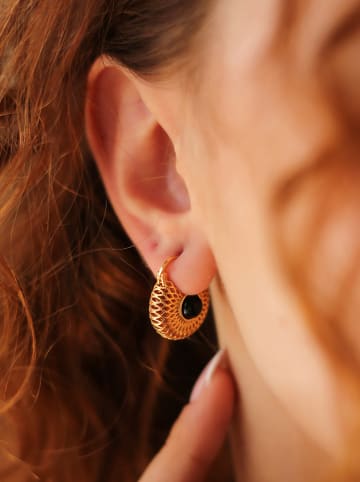 L'Atelier de Gaia Vergold. Ohrringe mit Edelsteinen