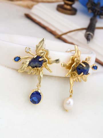 L'Atelier de Gaia Oorstekers met parels en edelstenen