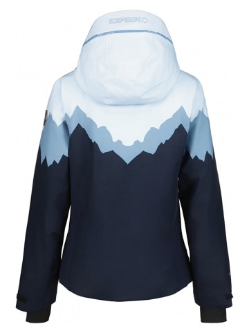 Icepeak Ski-/ Snowboardjacke "Falkville" in Hellblau/ Schwarz